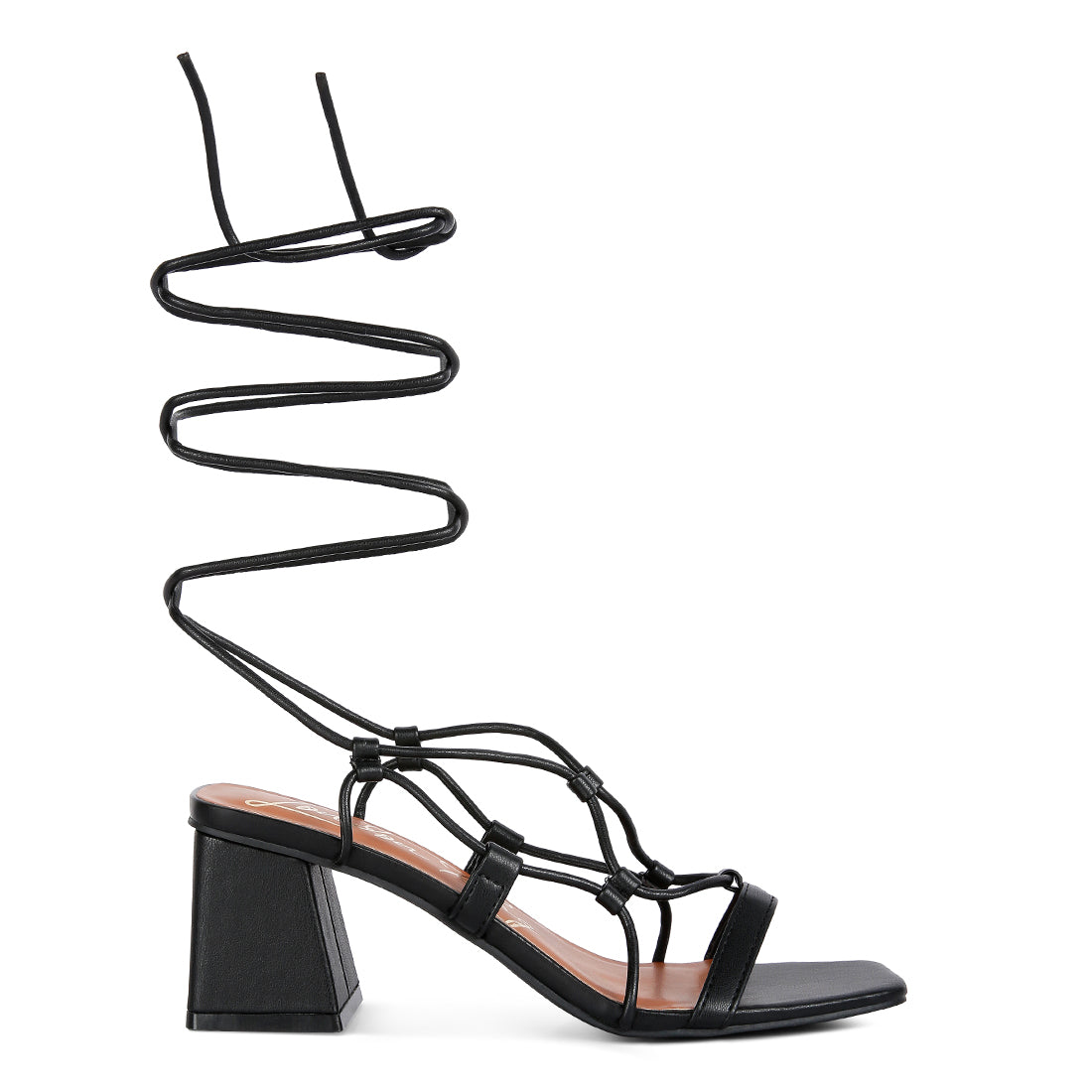 lace up block heeled sandal#color_black