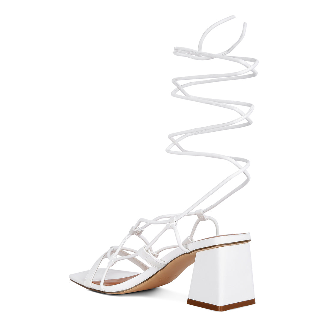 lace up block heeled sandal#color_white