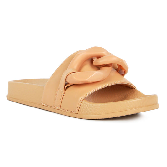 Beige Riverside Lounge Slides