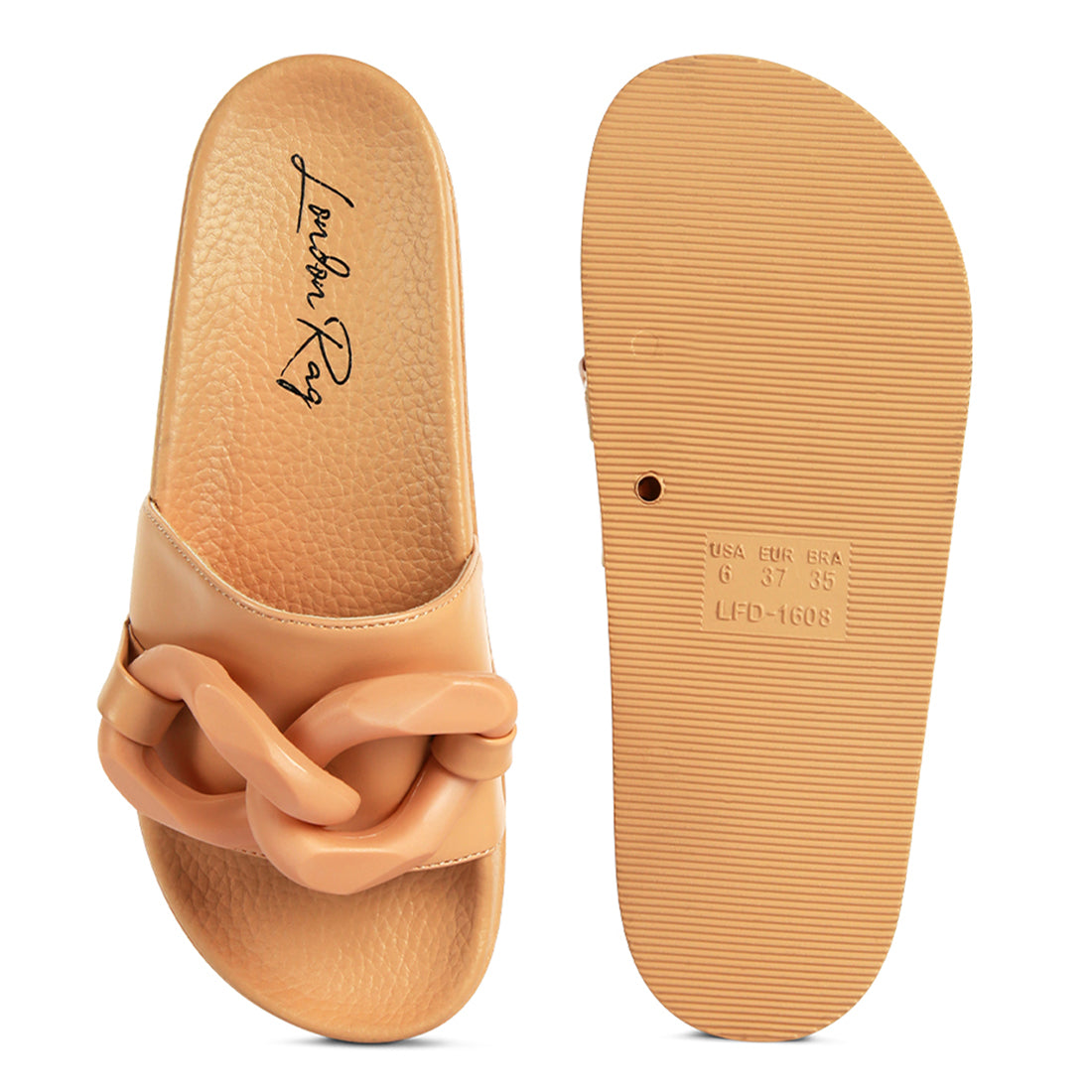 Beige Riverside Lounge Slides