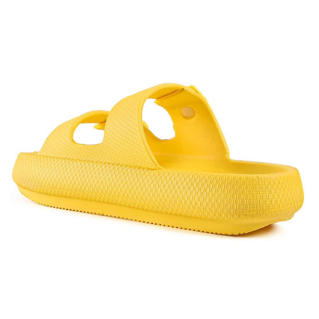 Yellow Loma Hovercraft Buckled Slides