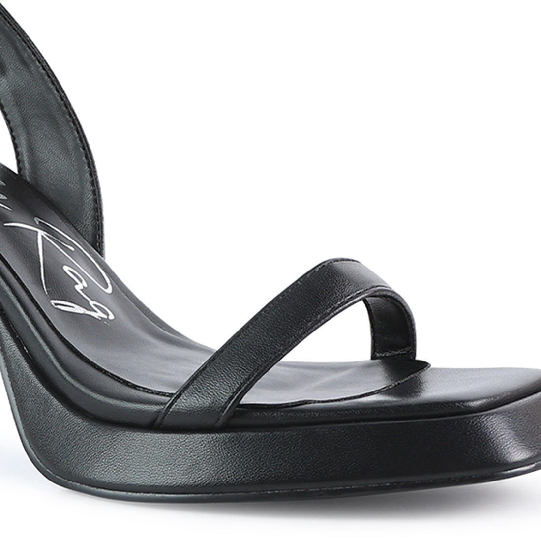 Black Ankle Strap Sandals
