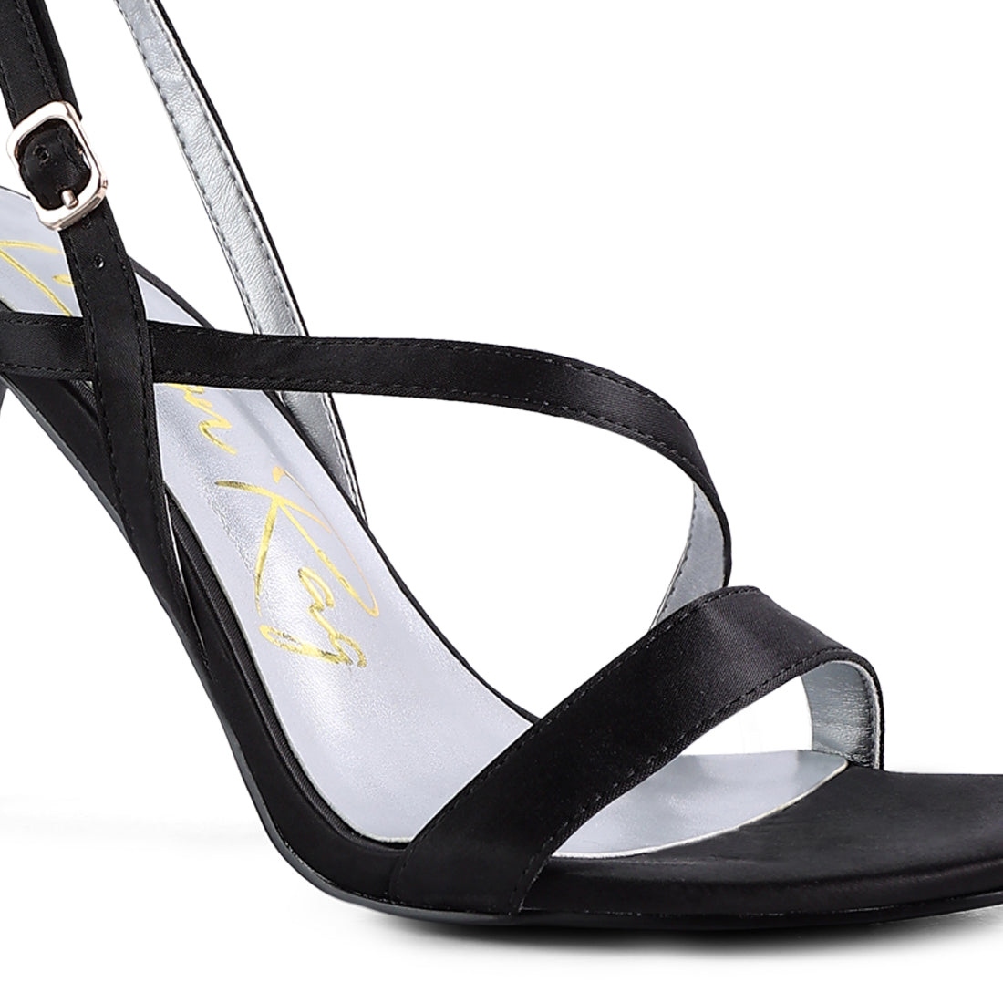 Black Ankle Strap High Heels