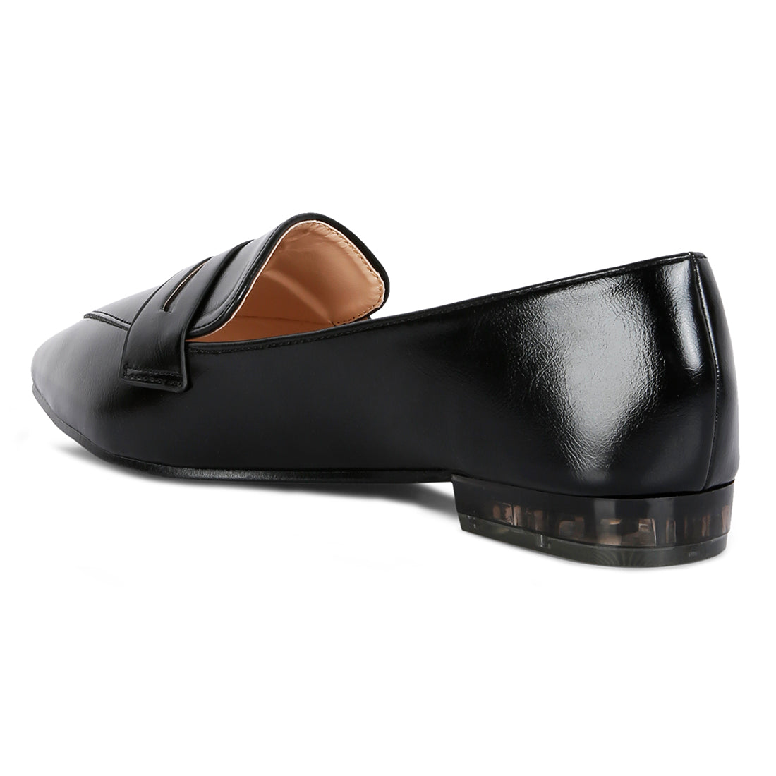flat formal loafers#color_black