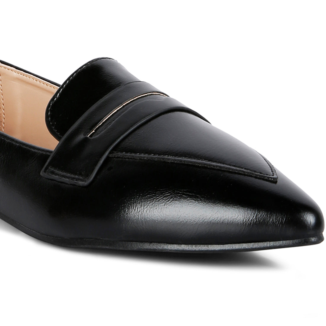 flat formal loafers#color_black