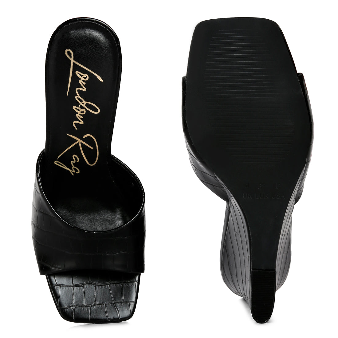 norta wedge sandals#color_black
