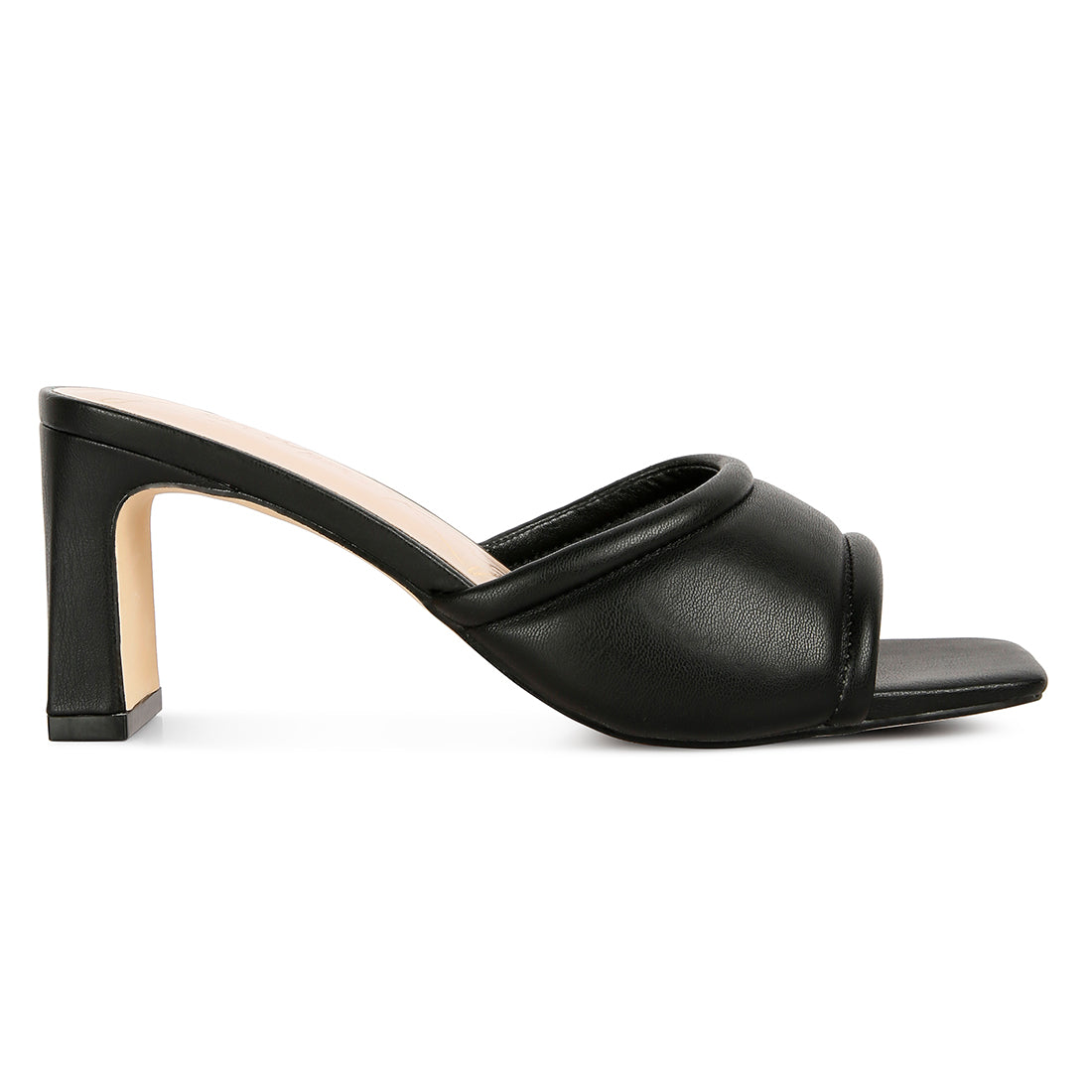 quilted block heeled sandals#color_black