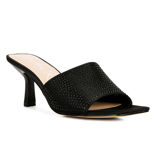 Heat Set Mid Heel Sandals