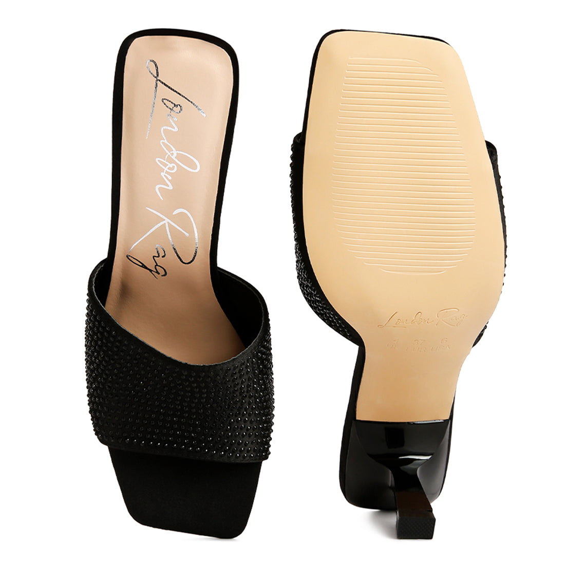 Heat Set Mid Heel Sandals