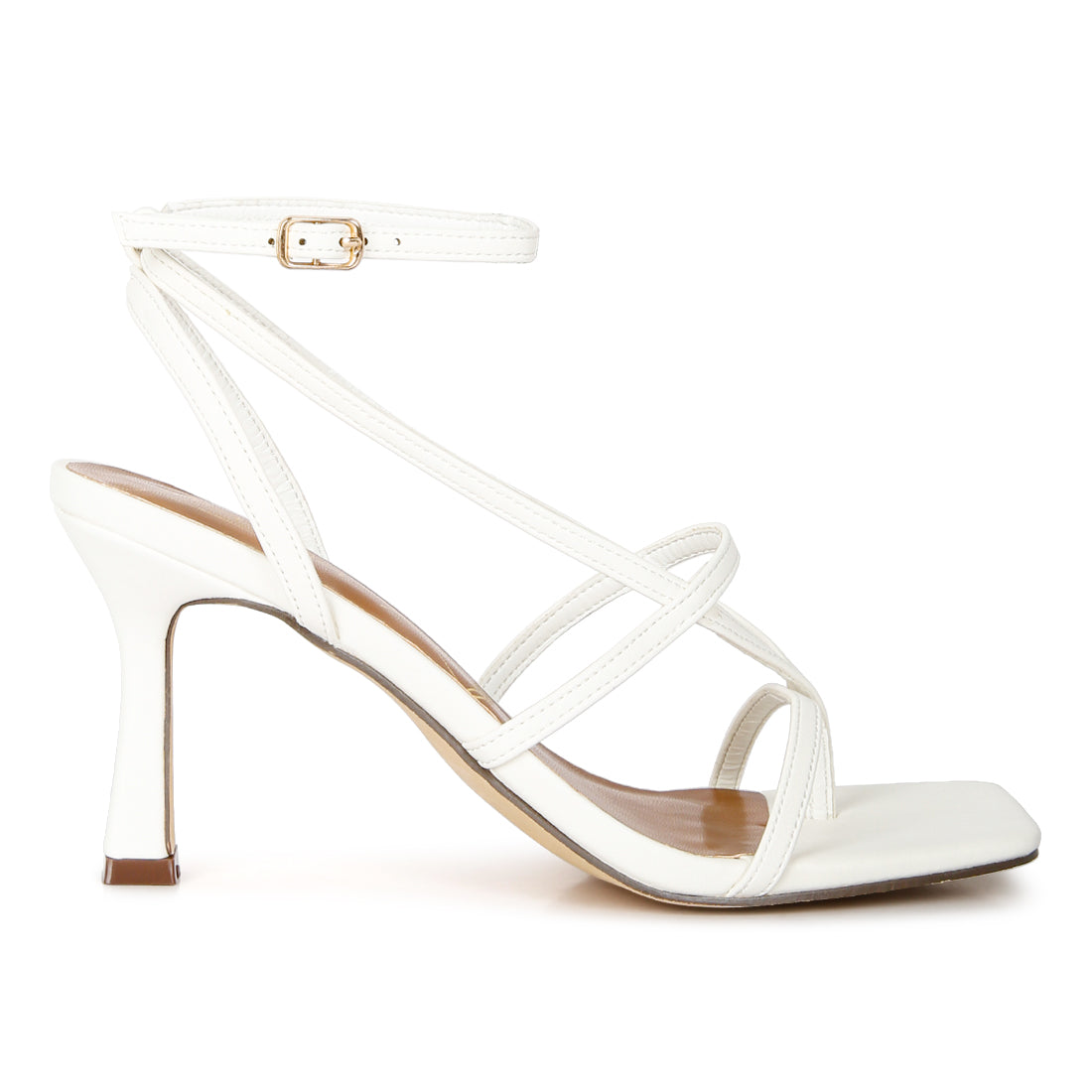 strappy ankle strap sandals#color_white