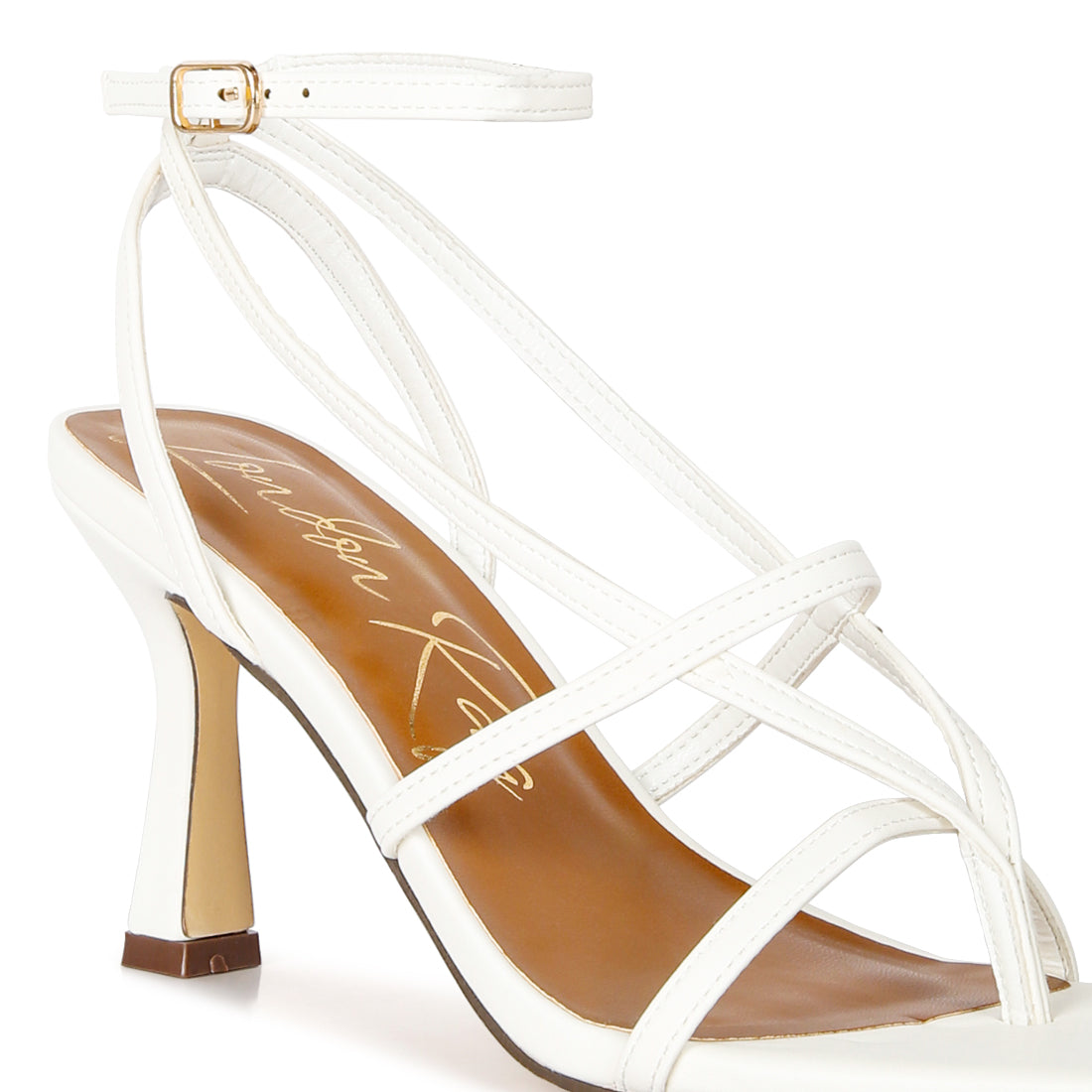 strappy ankle strap sandals#color_white