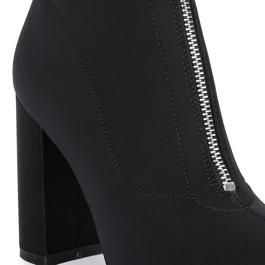 bobbettes block heeled ankle boot#color_black