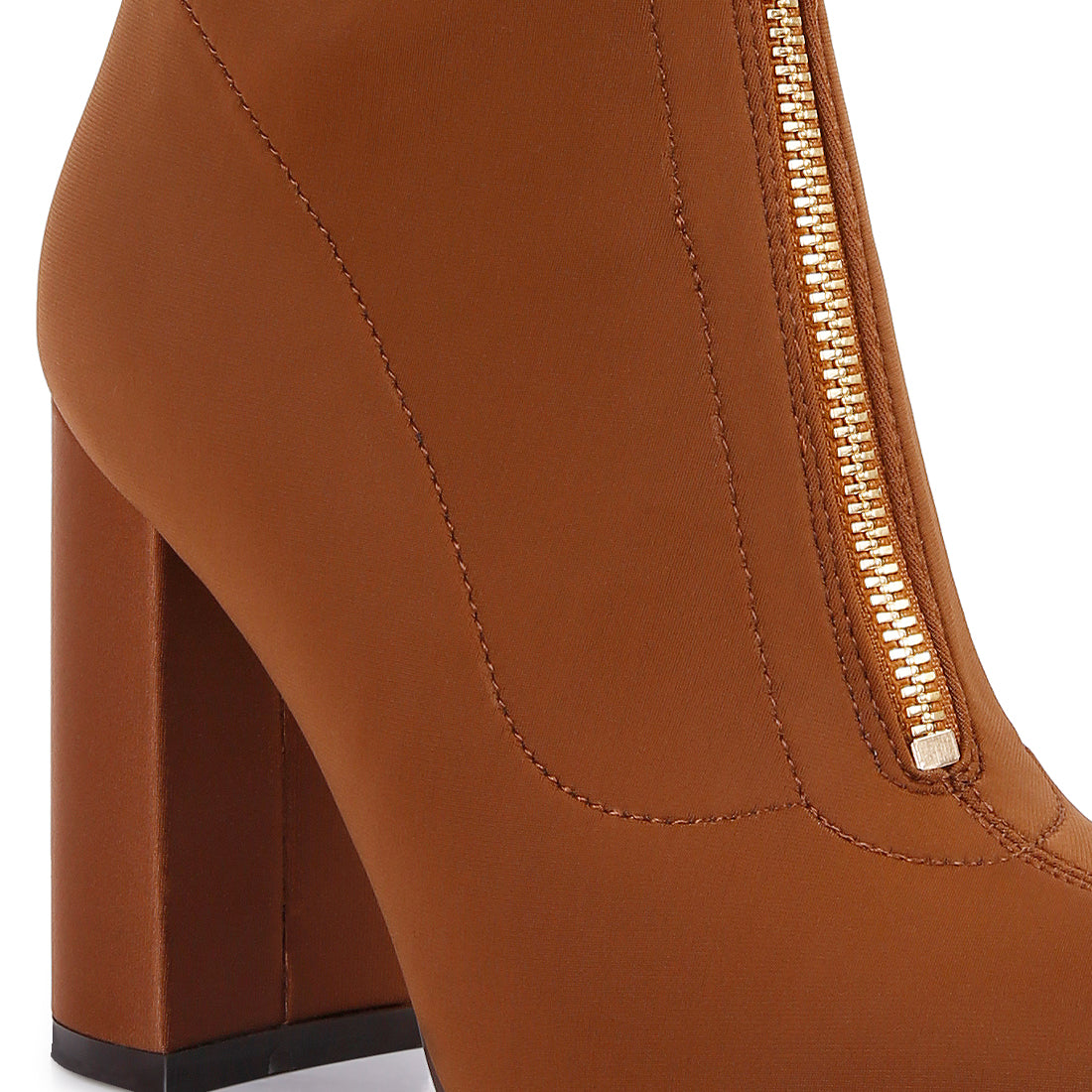 bobbettes block heeled ankle boot#color_tan