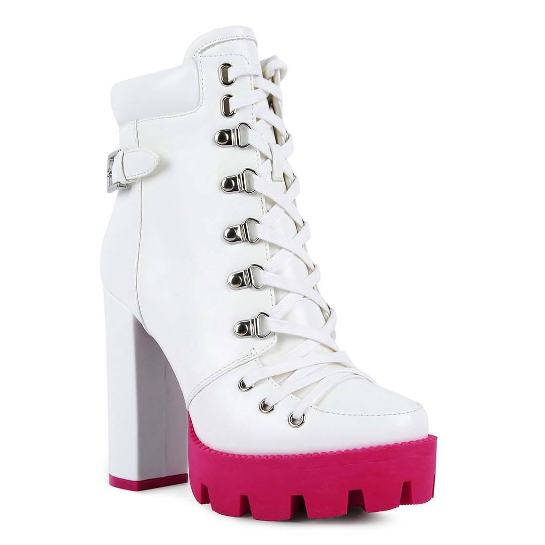 cushion collared biker boot#color_white