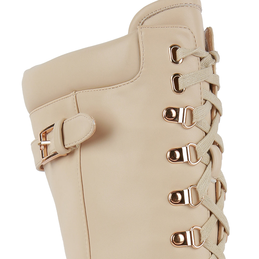 magnolia cushion collared lace up boots#color_beige