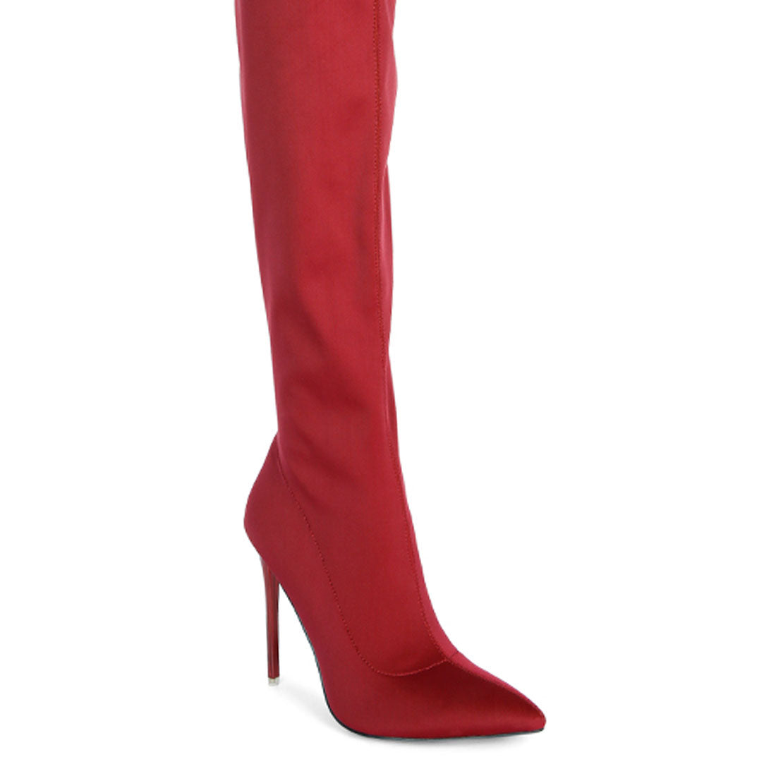 superstretch stiletto long boot#color_burgundy