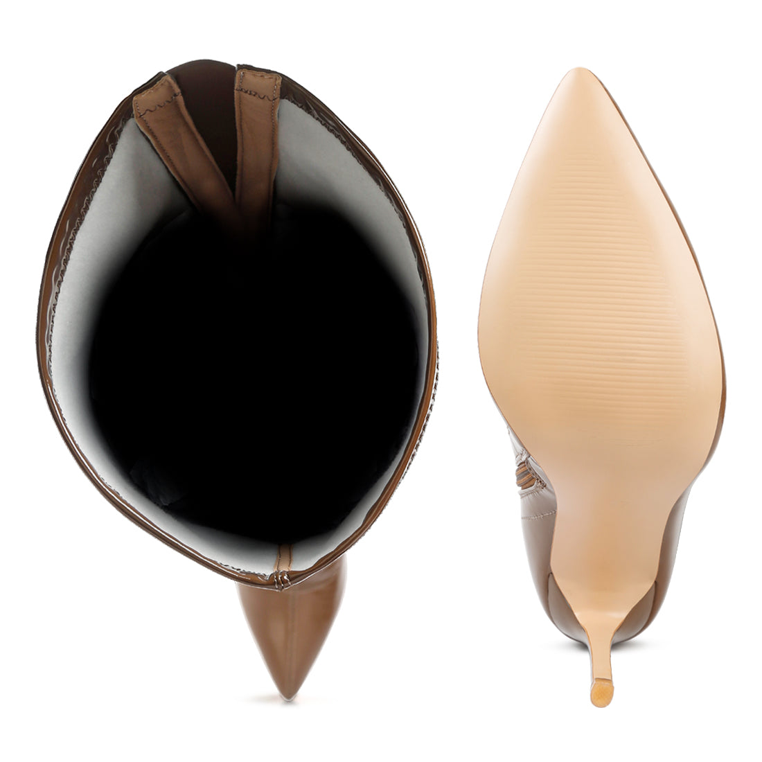 stiletto long boots#color_brown