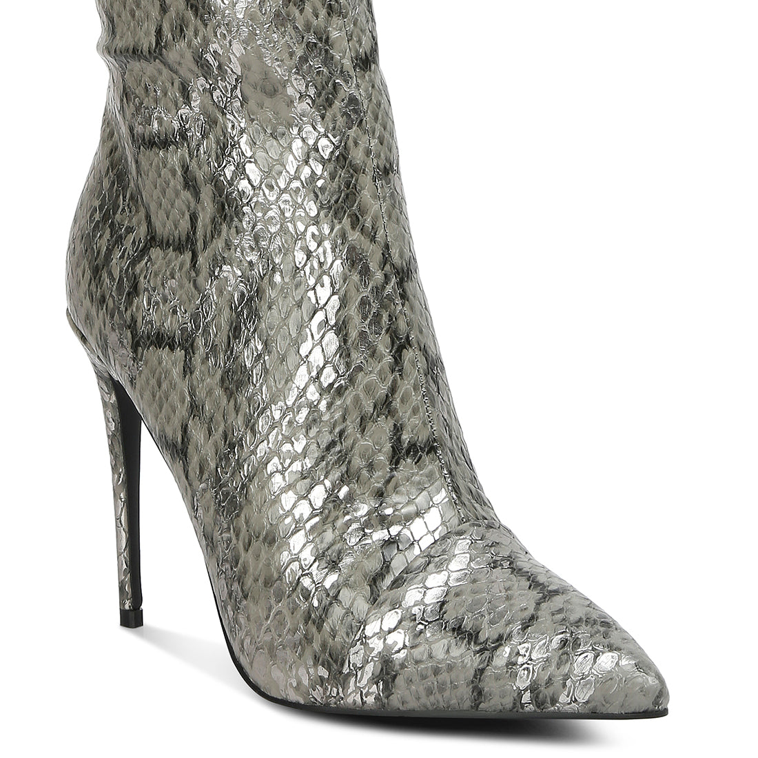catalina snake print stiletto knee boots#color_grey