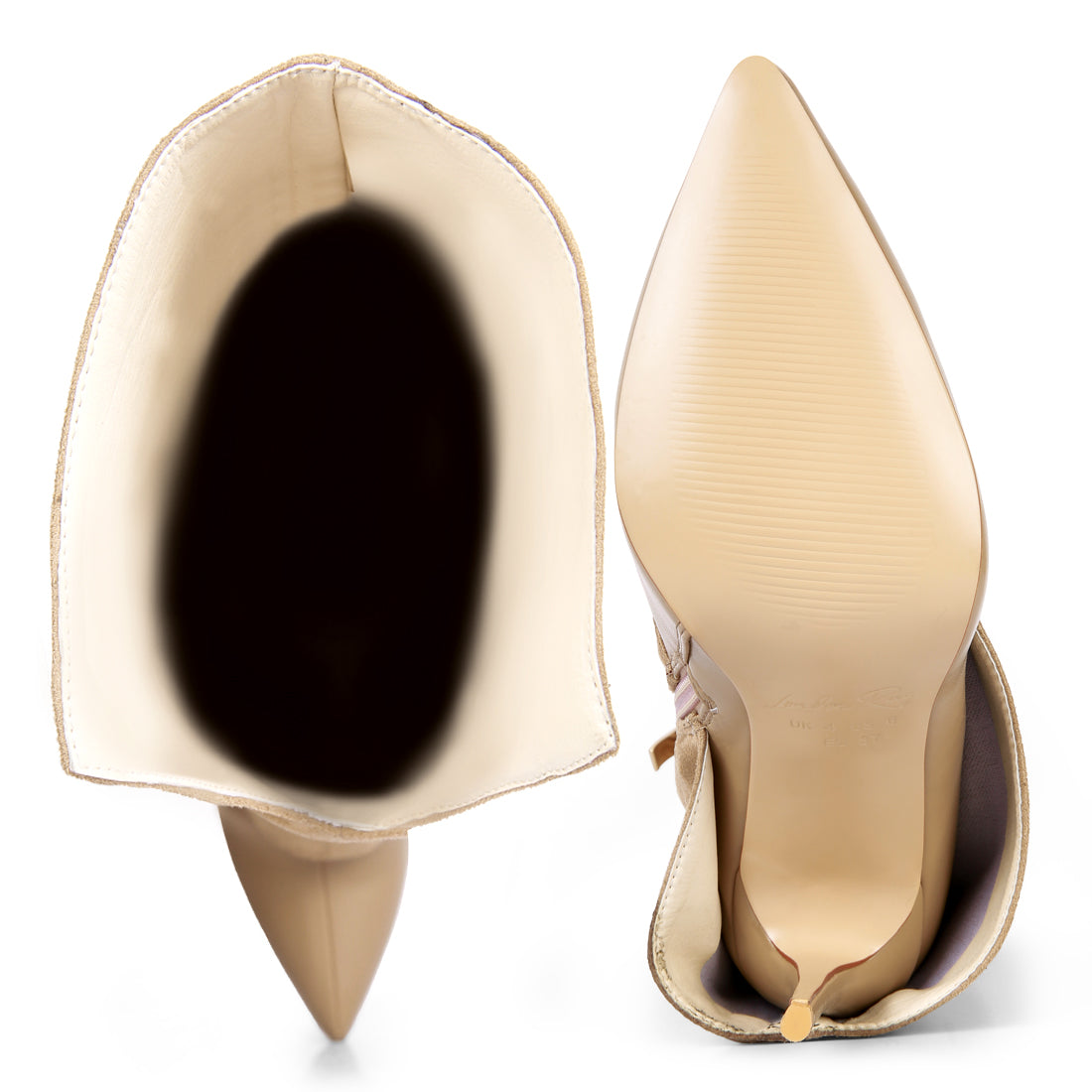 fifido high heeled boots#color_taupe