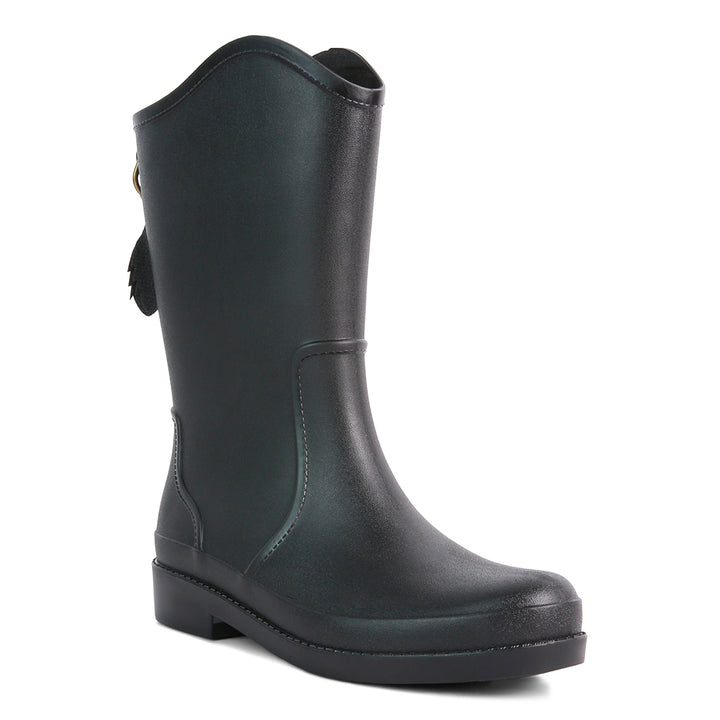 Black Stylish High Rainboots