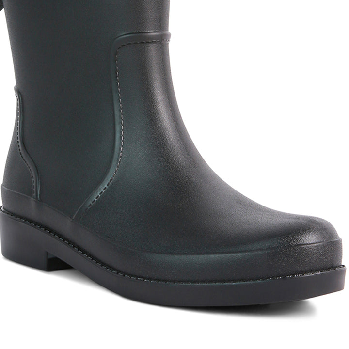 Black Stylish High Rainboots