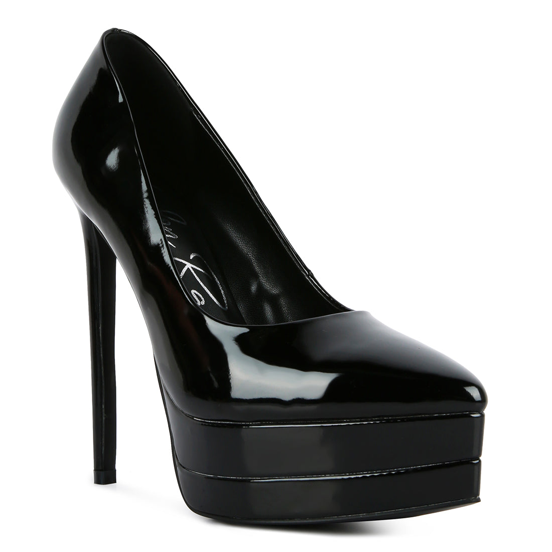 high heeled sandals#color_black