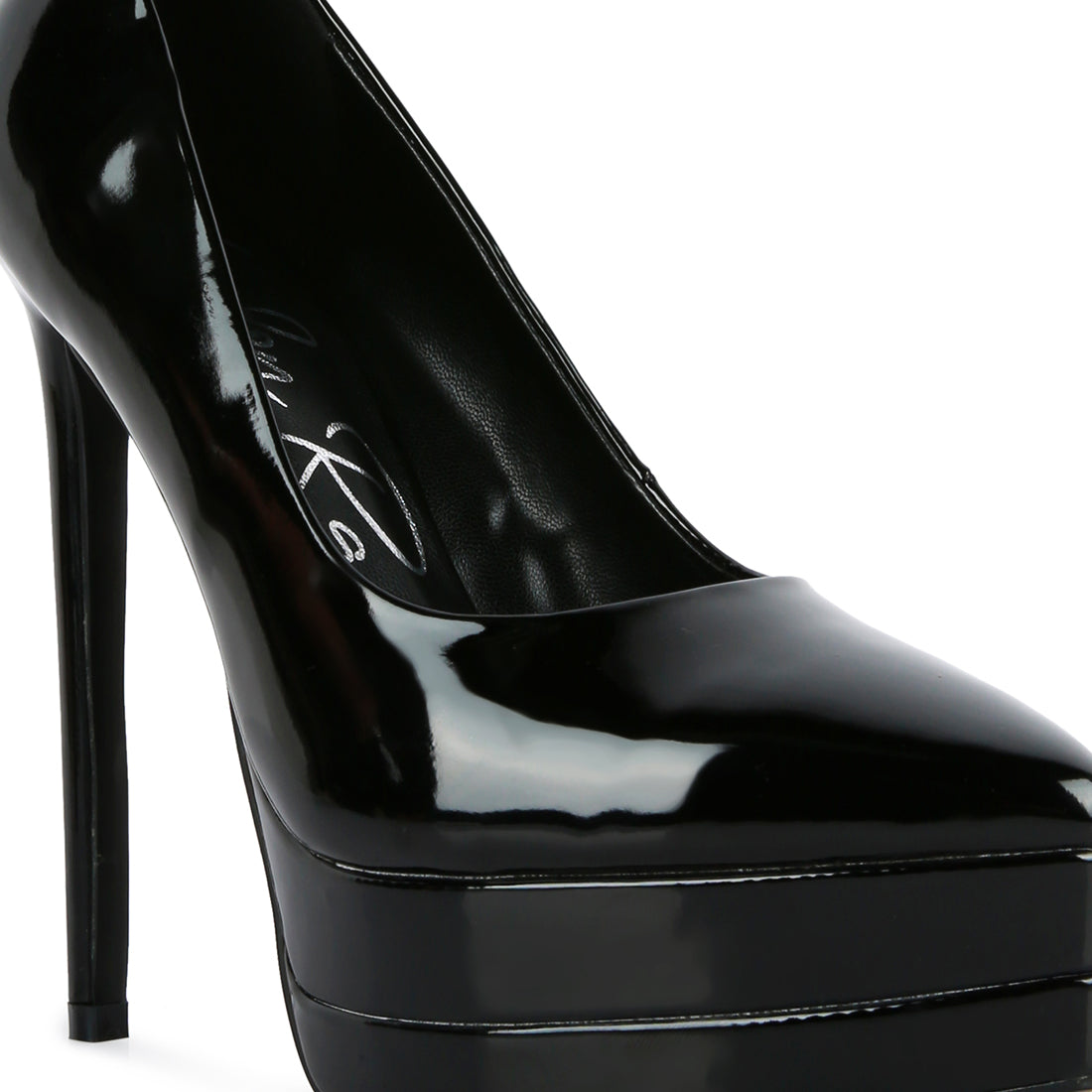 high heeled sandals#color_black