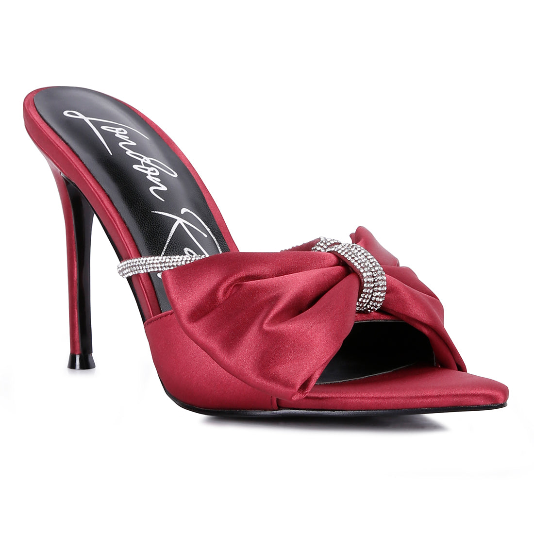 high heeled satin sandal#color_burgundy