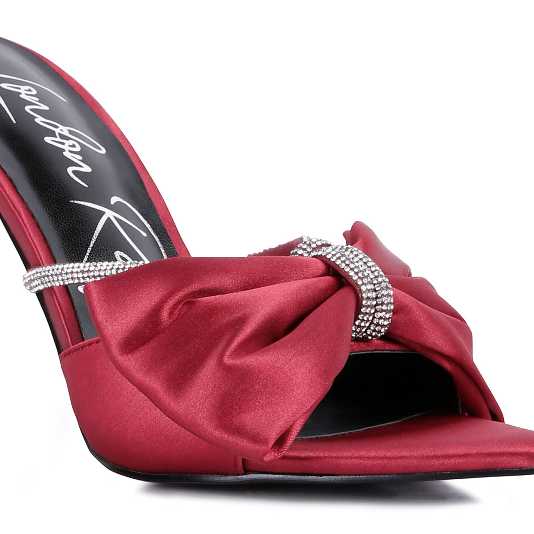 high heeled satin sandal#color_burgundy