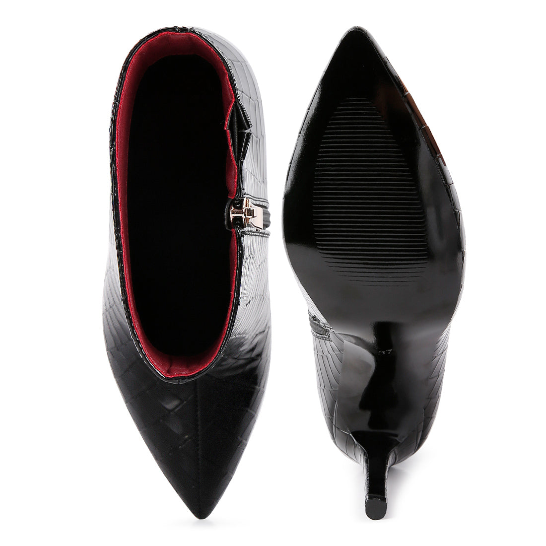 momoa high heeled ankle boot#color_black