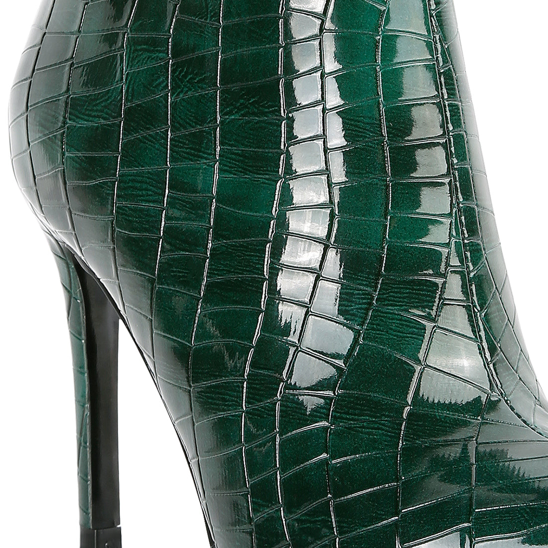 momoa high heeled ankle boot#color_green