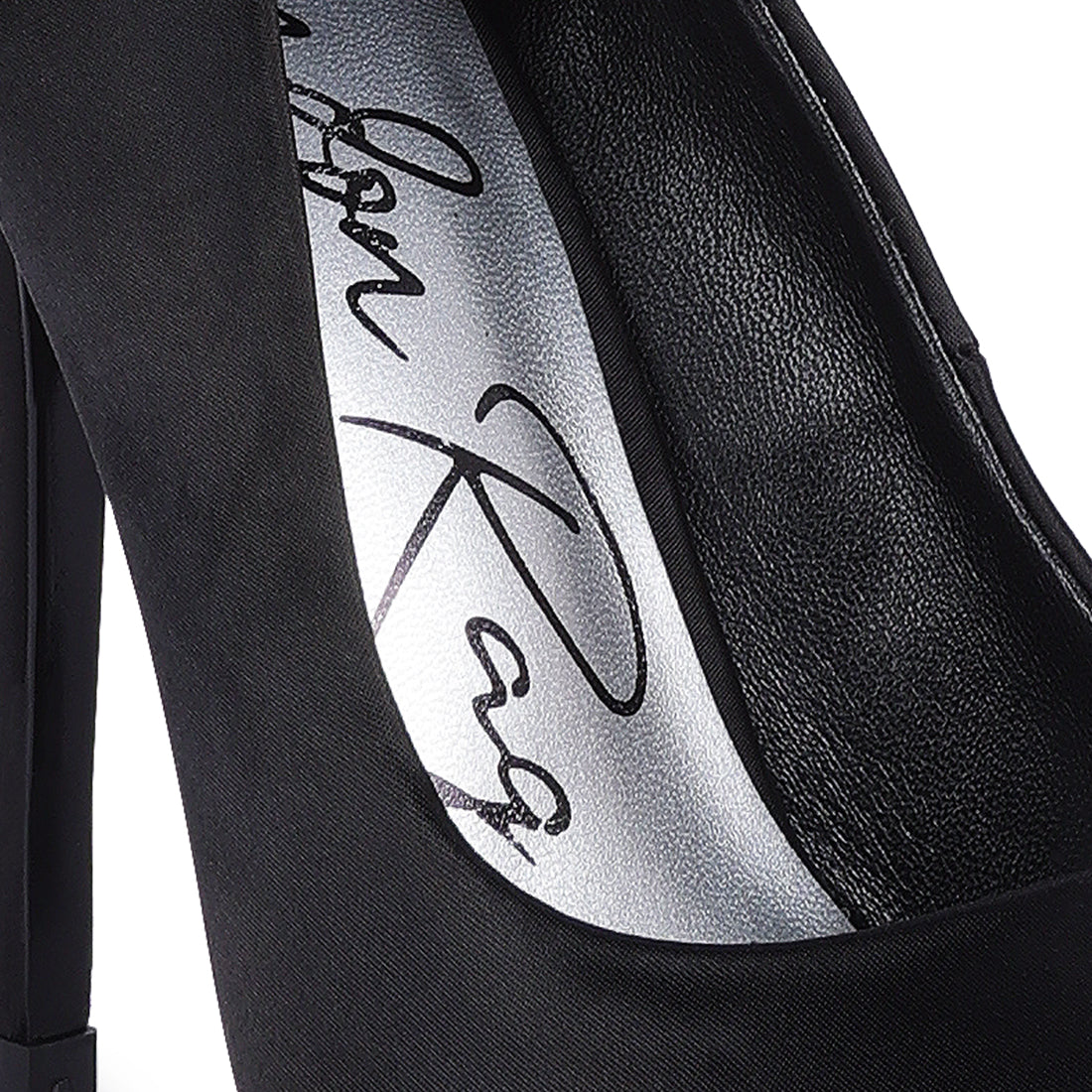 high heeled pump sandals#color_black