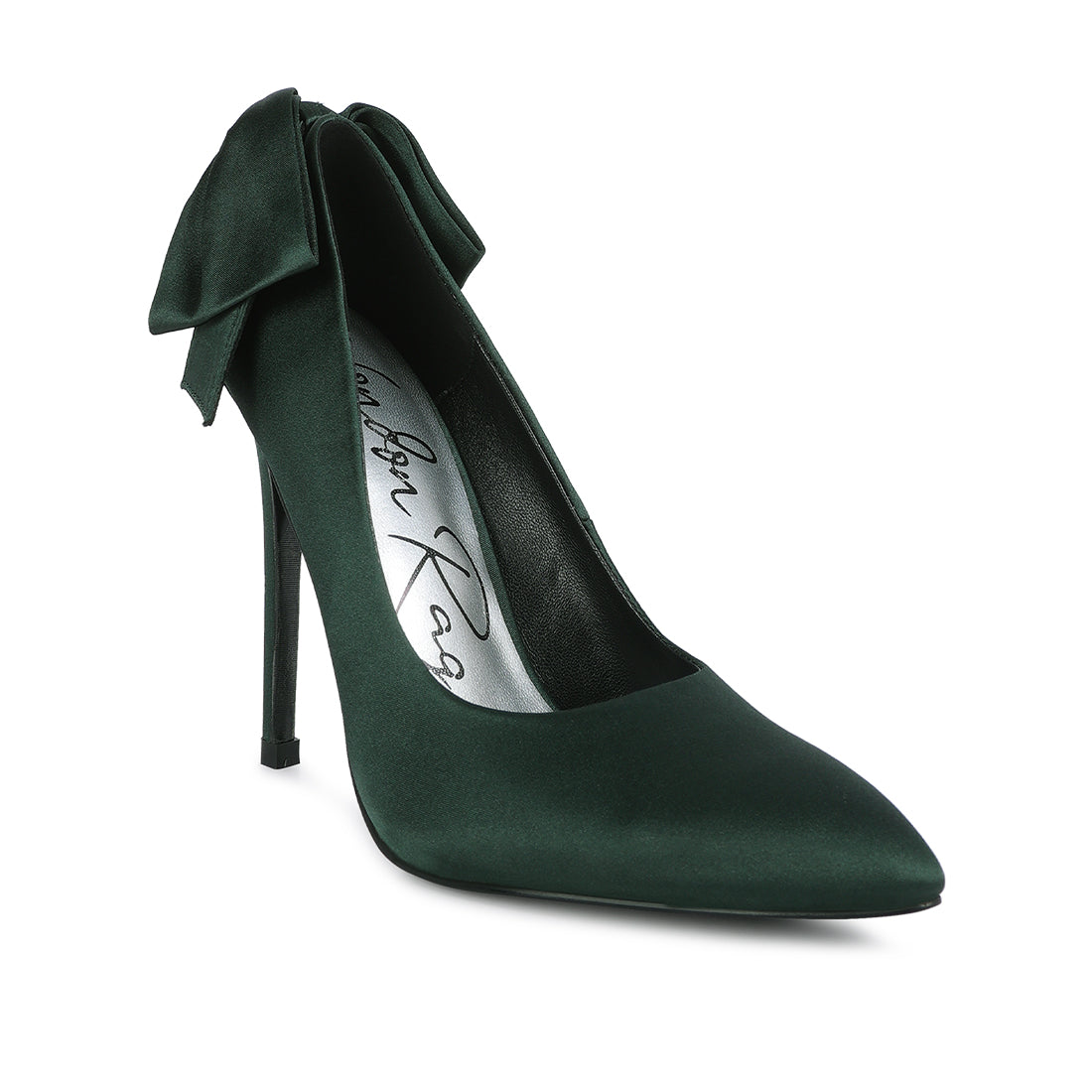 high heeled pump sandals#color_green