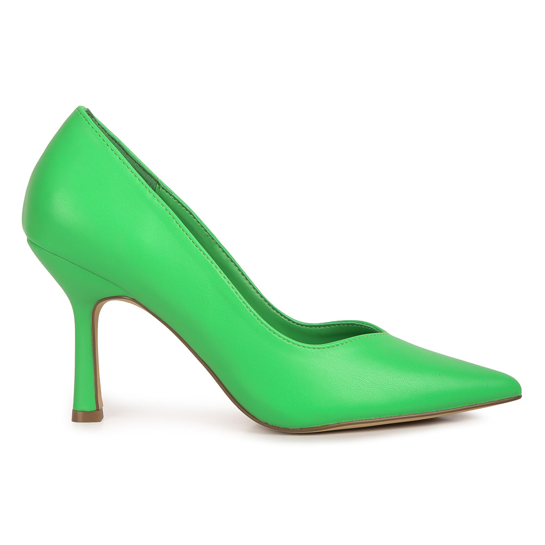 stiletto heel pumps#color_green