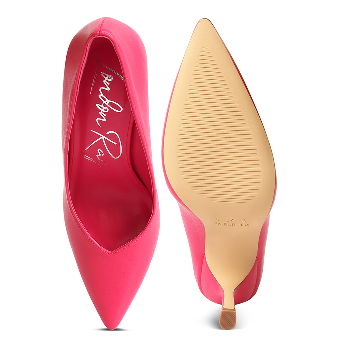 stiletto heel pumps#color_pink