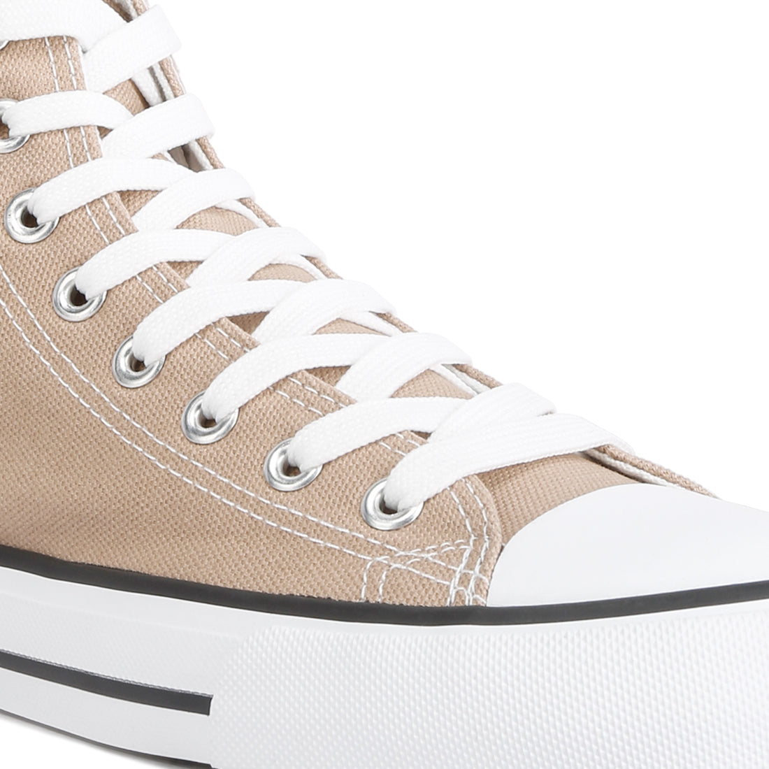high top basketball canvas sneakers#color_beige