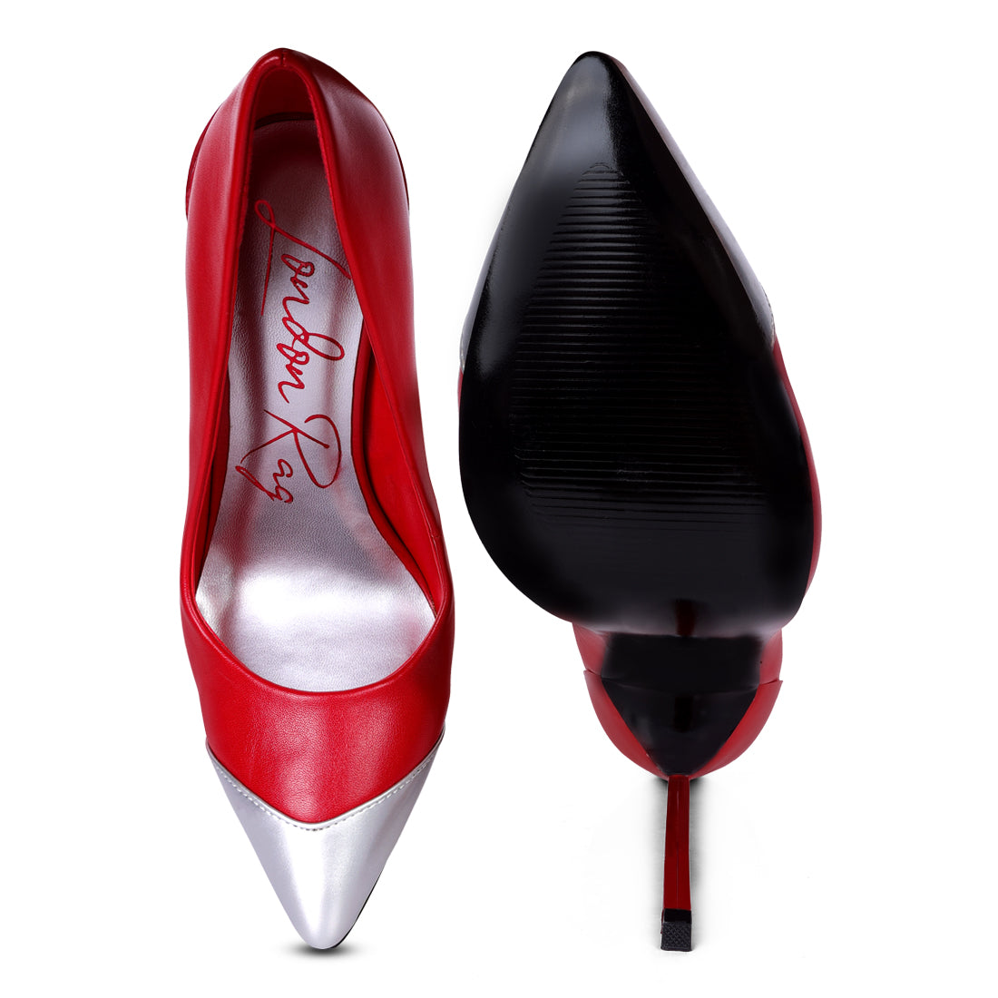 cidra silver dip stiletto sandals#color_red