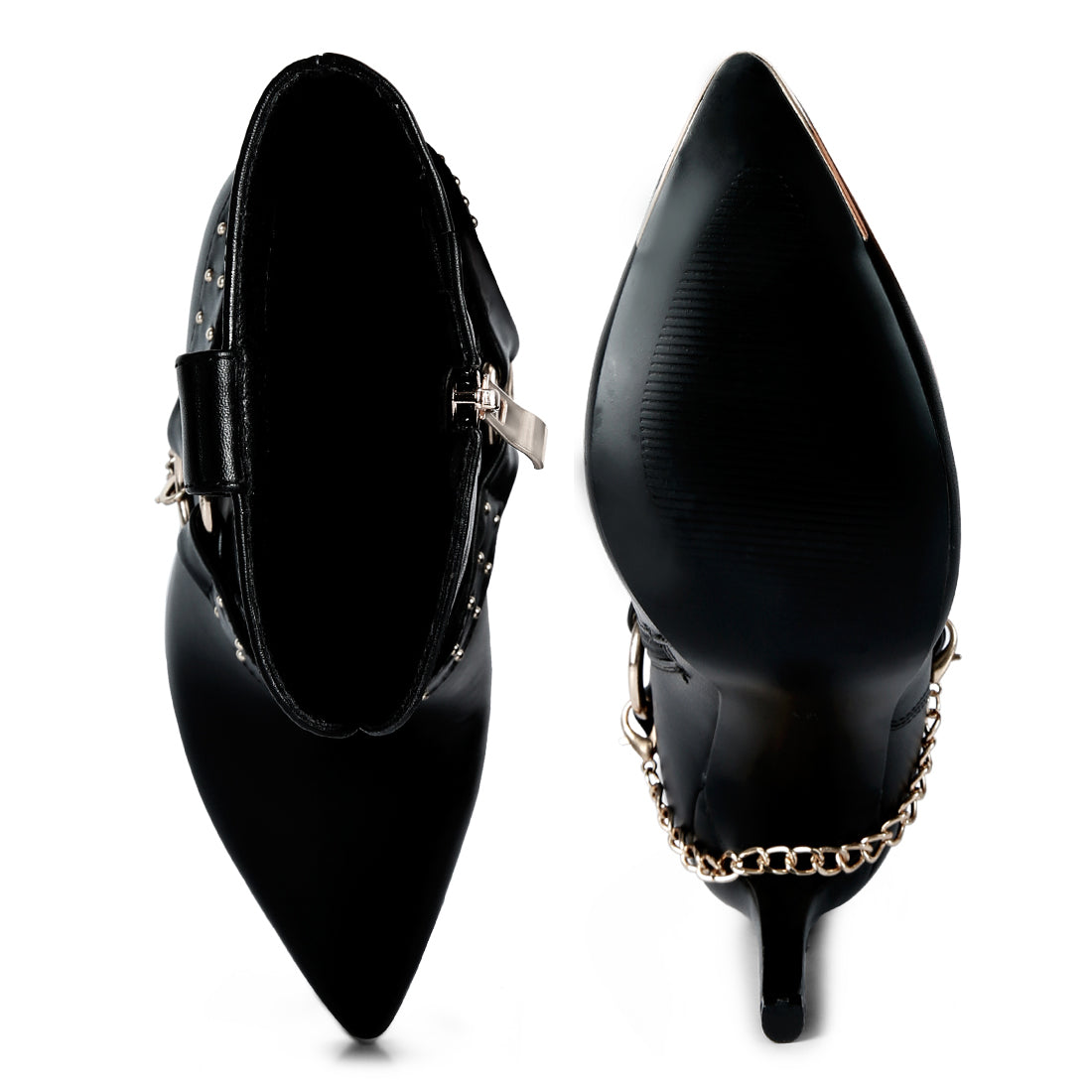 high heeled cult ankle boot#color_black