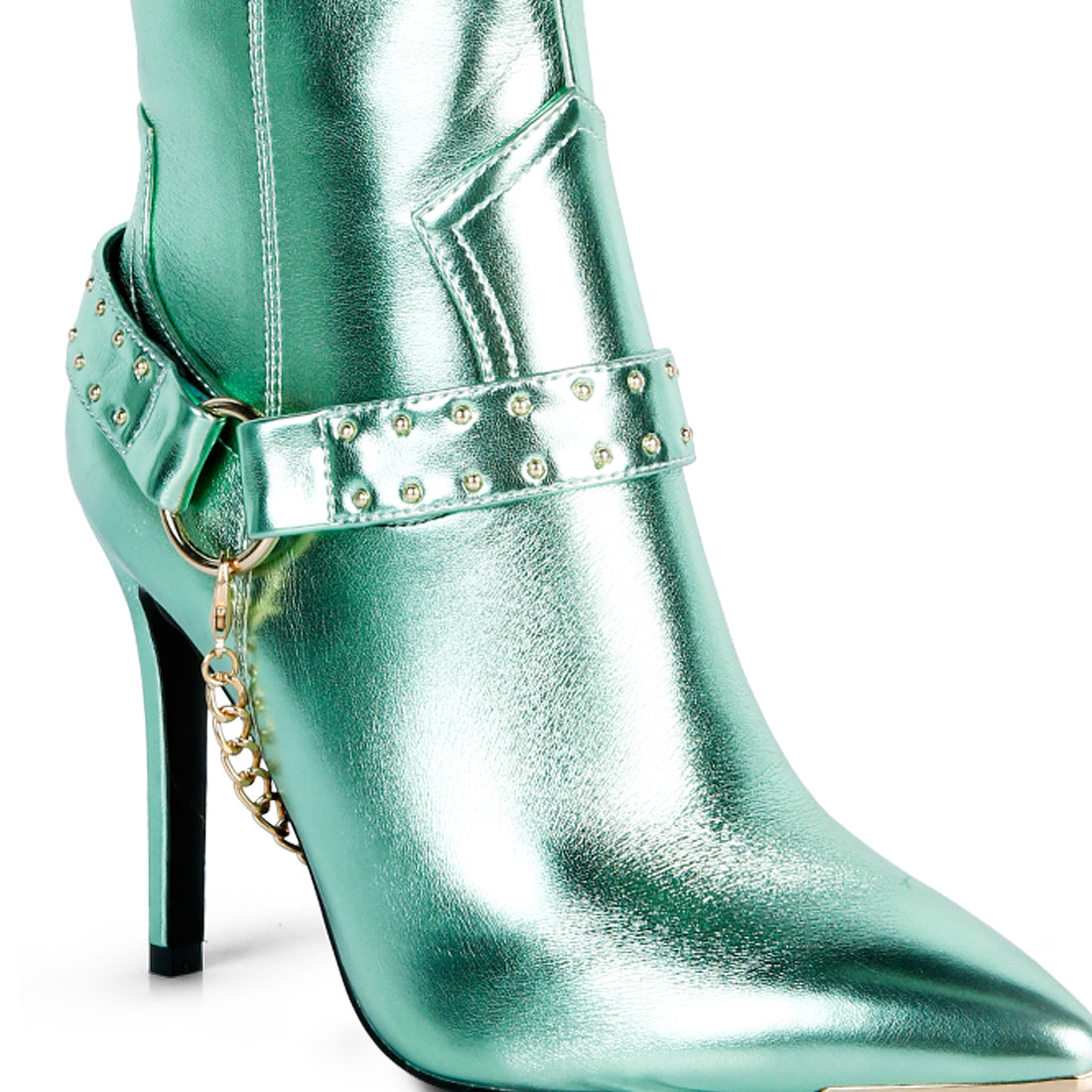 high heeled cult ankle boot#color_mint