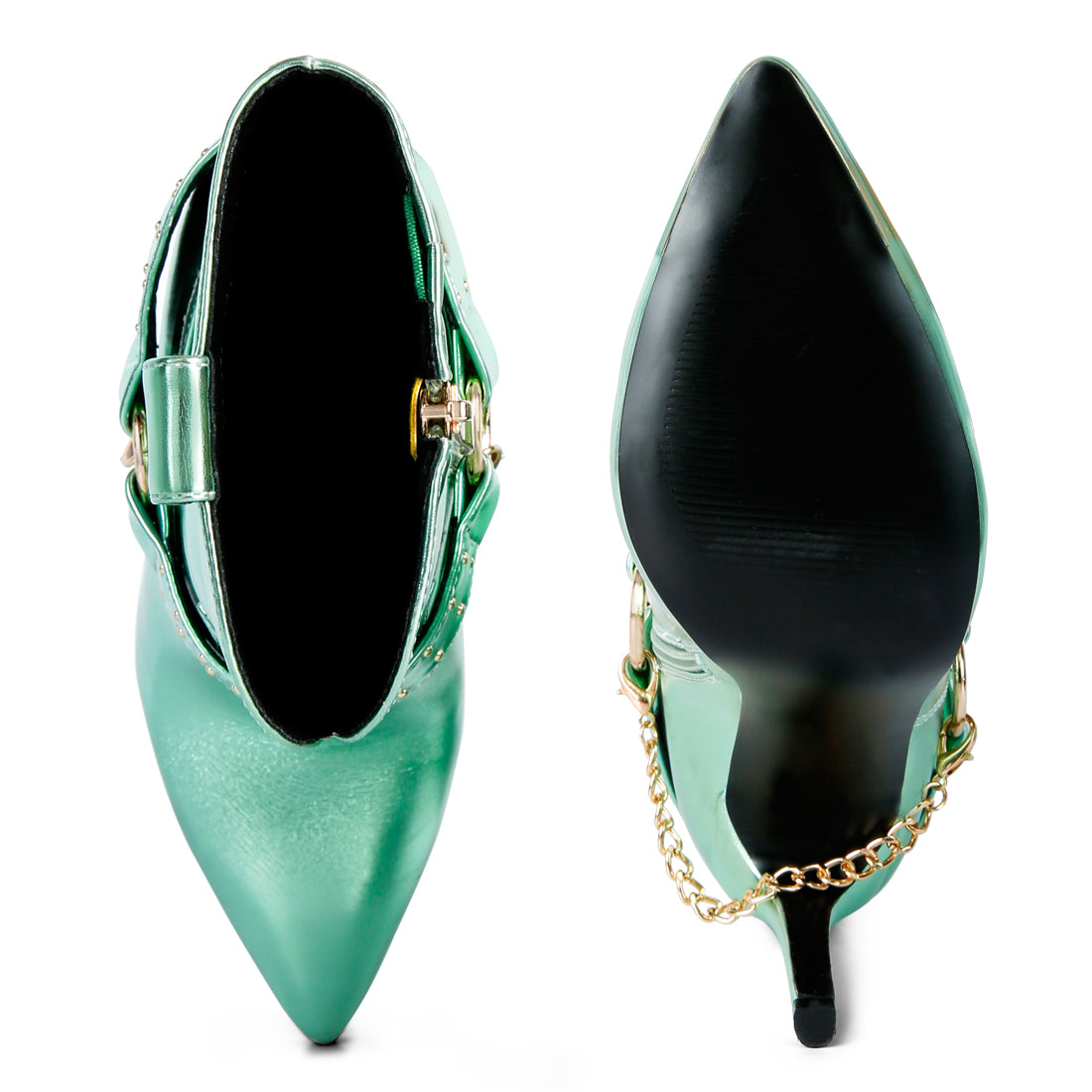 high heeled cult ankle boot#color_mint