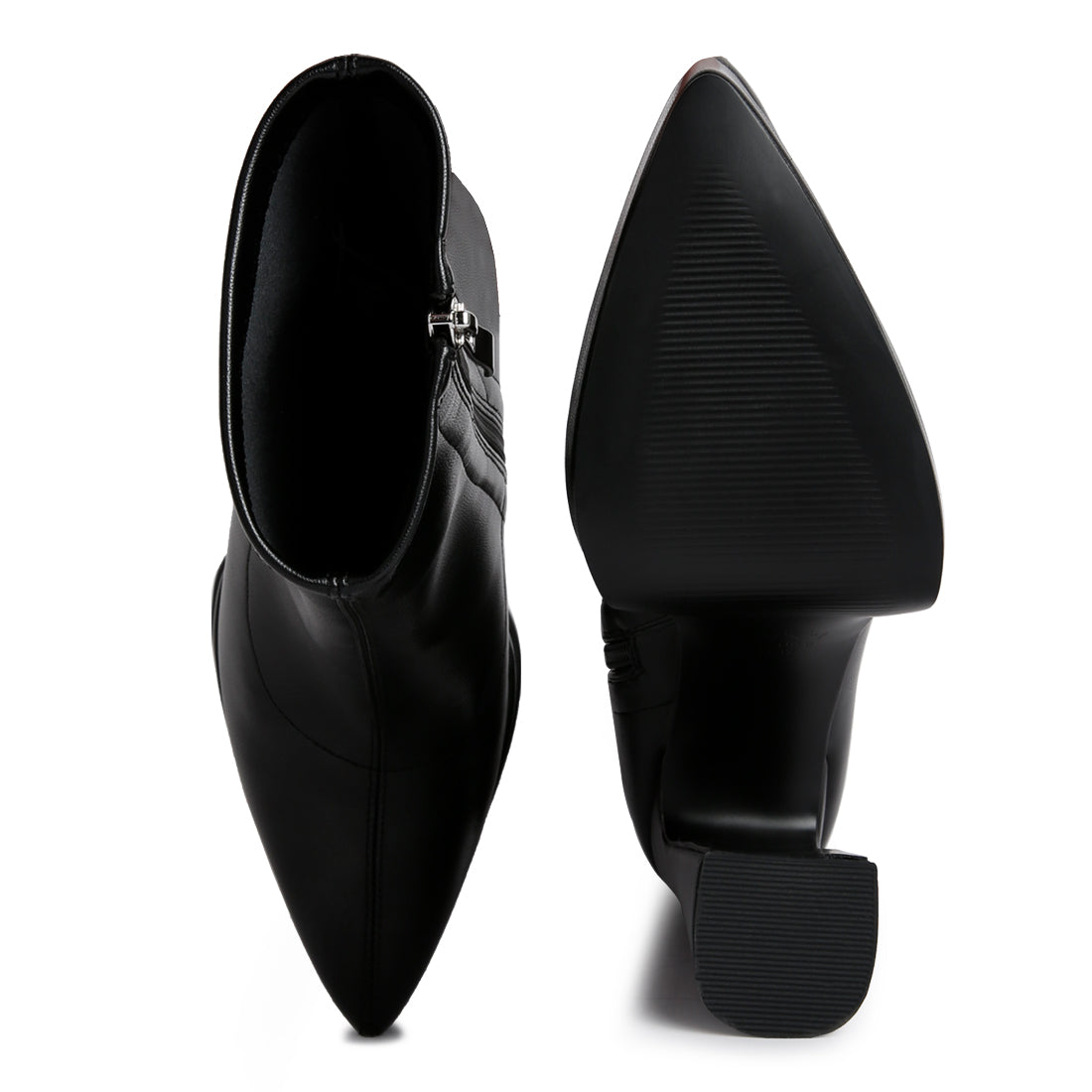 dextra high platform ankle boots#color_black