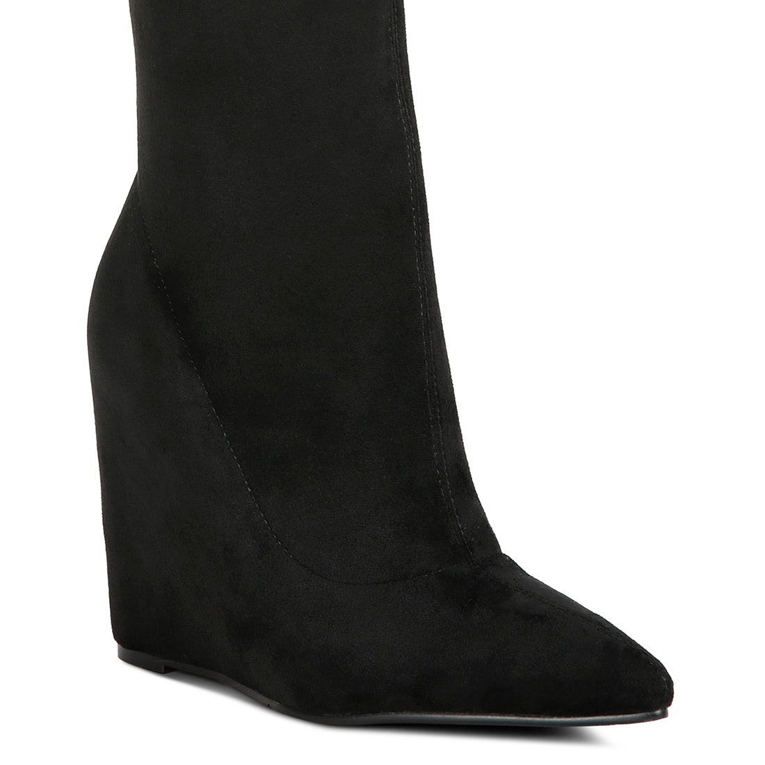 gladol calf pointed boots#color_black