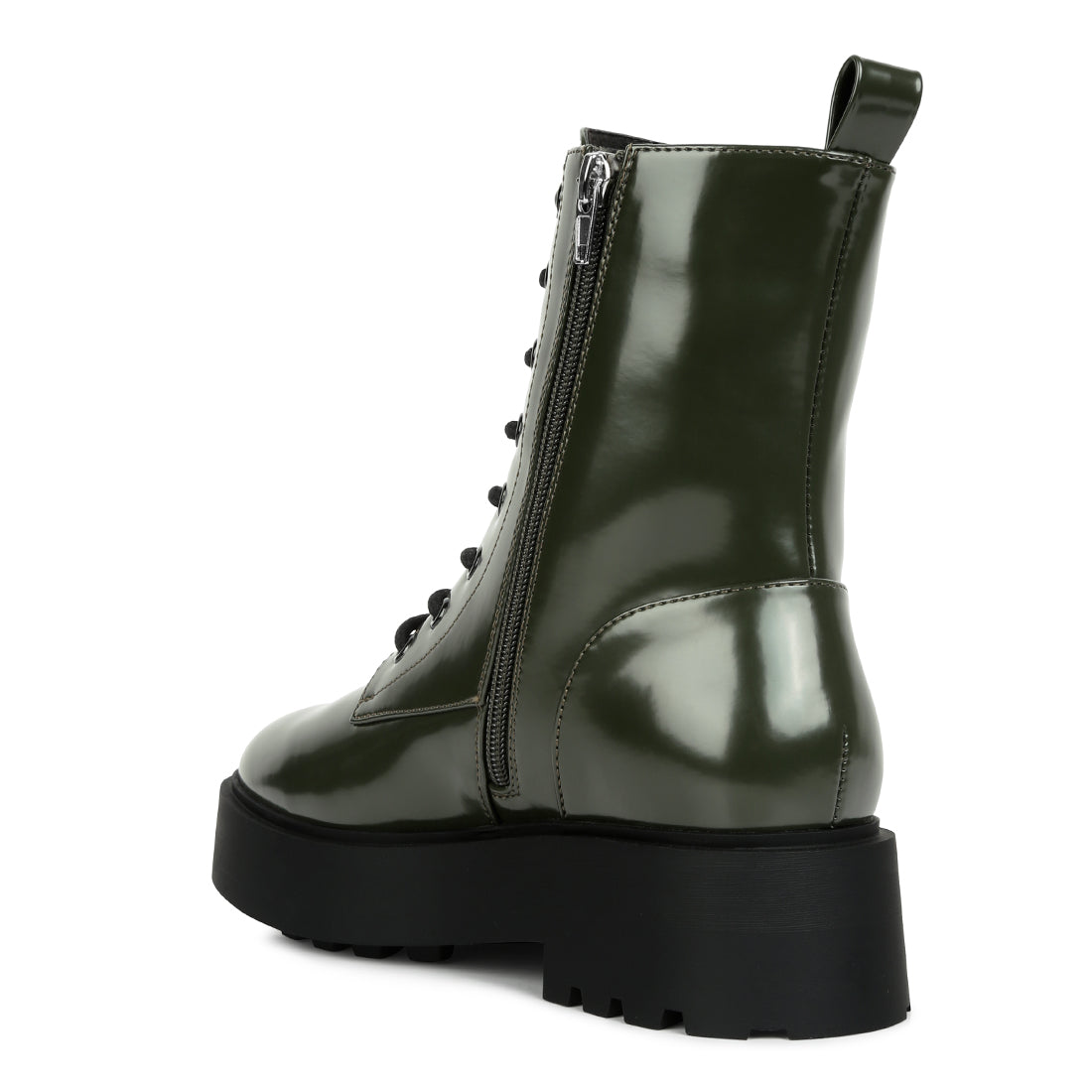 molsh ankle biker boots#color_dark-green