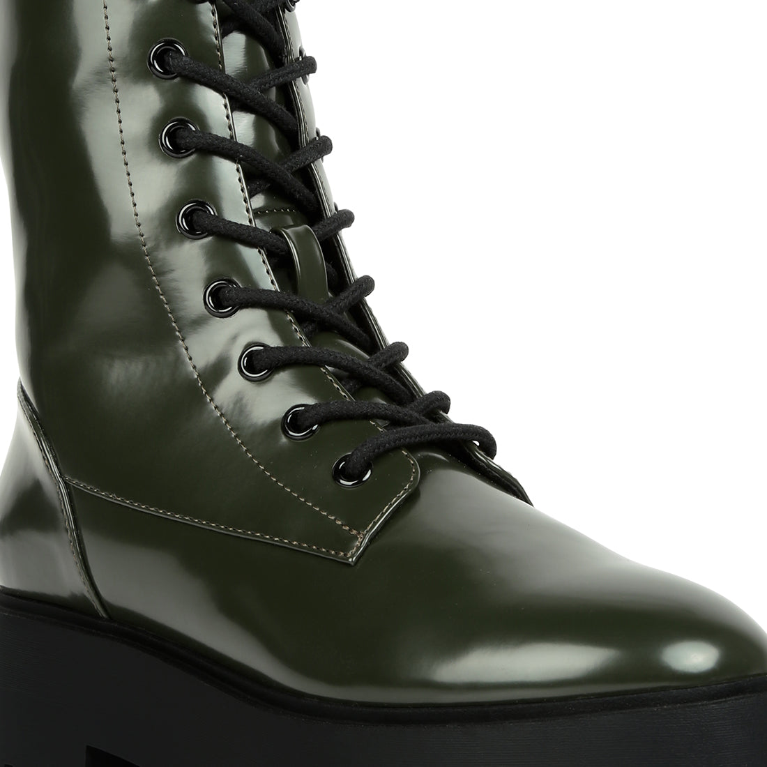molsh ankle biker boots#color_dark-green
