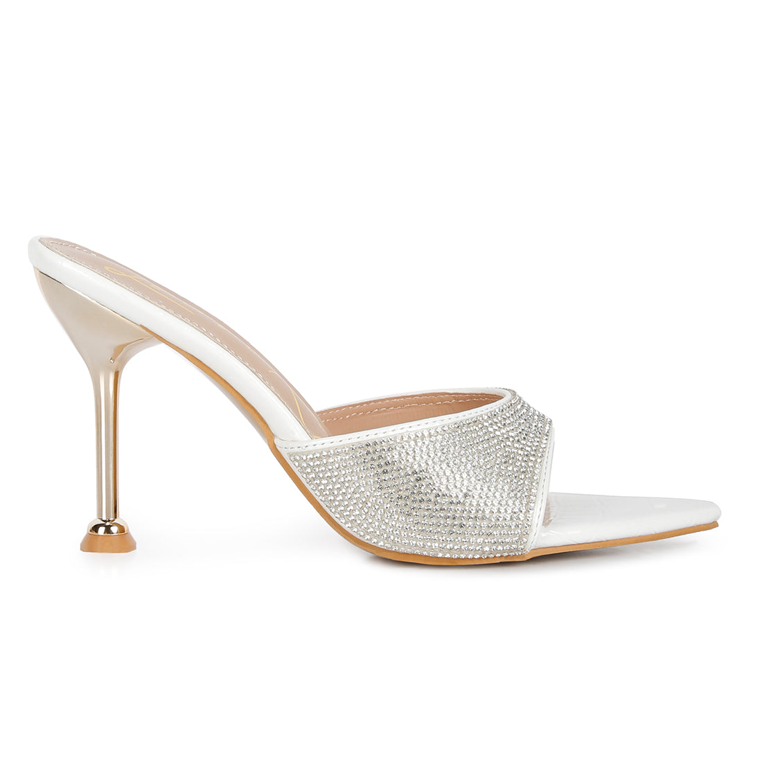 diamante ballroom stiletto sandals#color_white
