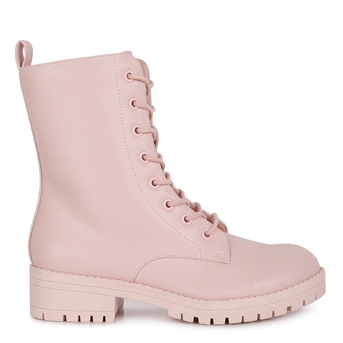 Pink Geneva High Top Ankle Boot
