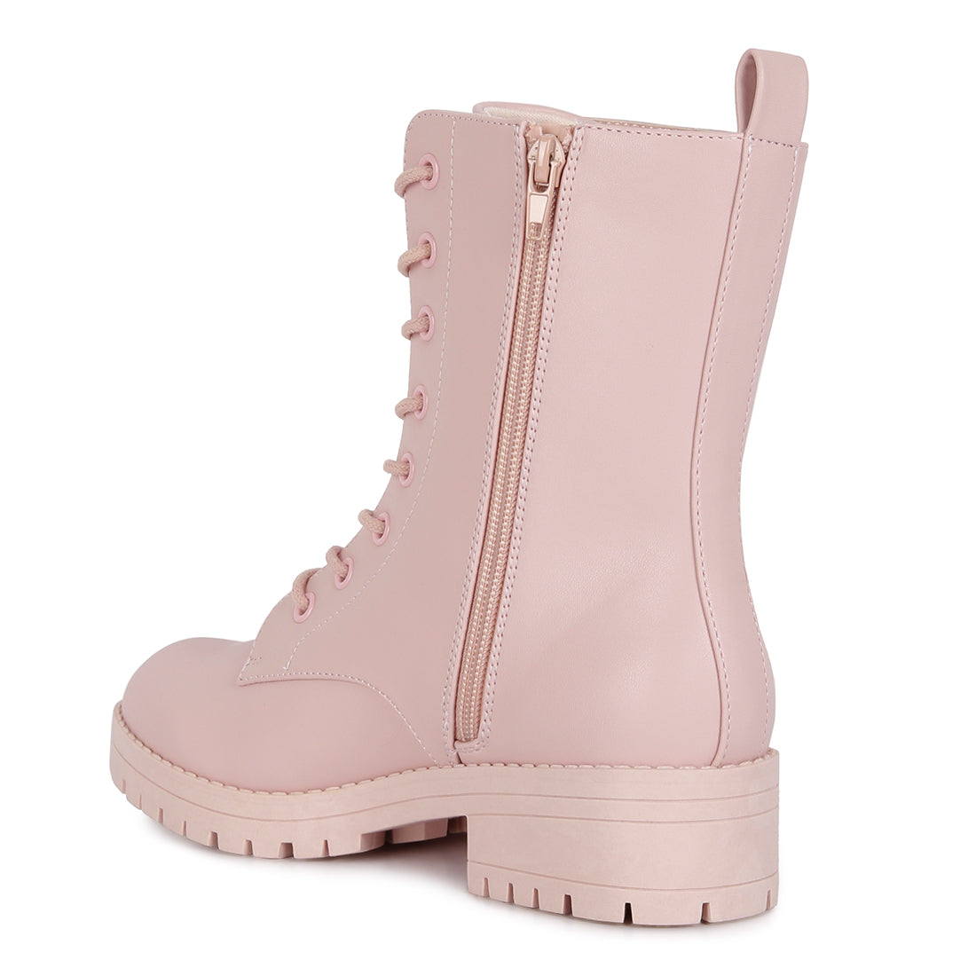 Pink Geneva High Top Ankle Boot