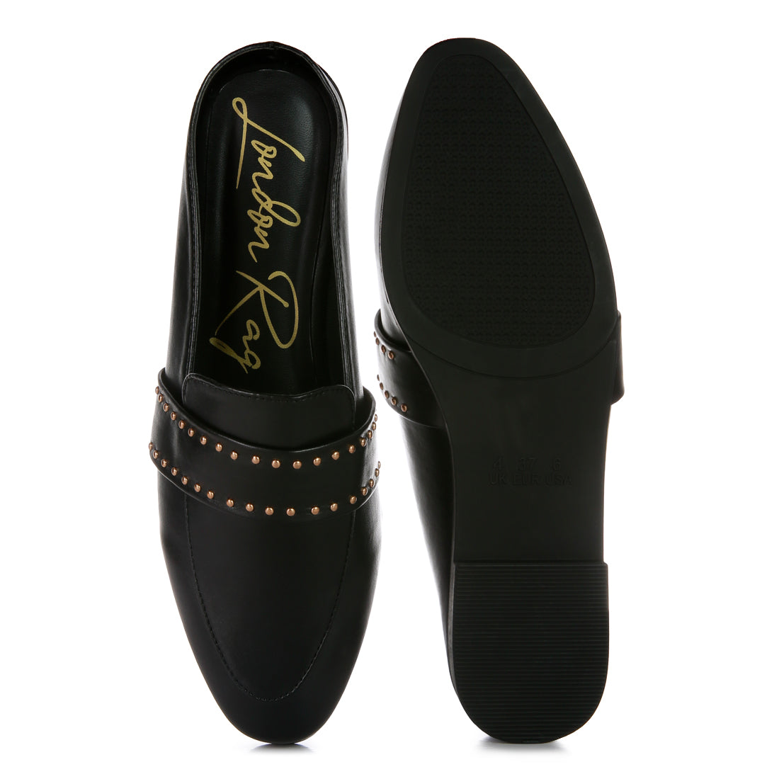 Walkout Studded Flat Mules#color_black