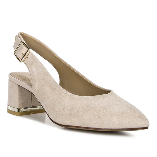 top job faux suede slingback sandals#color_beige