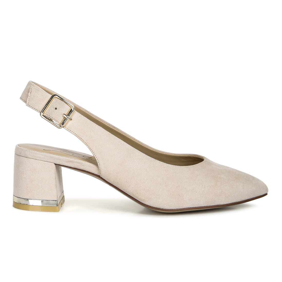 top job faux suede slingback sandals#color_beige
